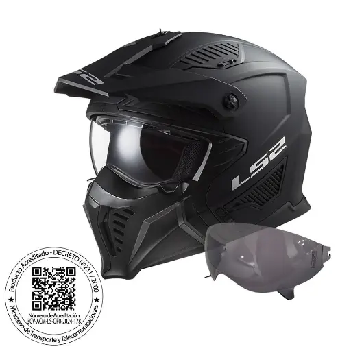 CASCO LS2 OF606 DRIFTER NEGRO MATTE