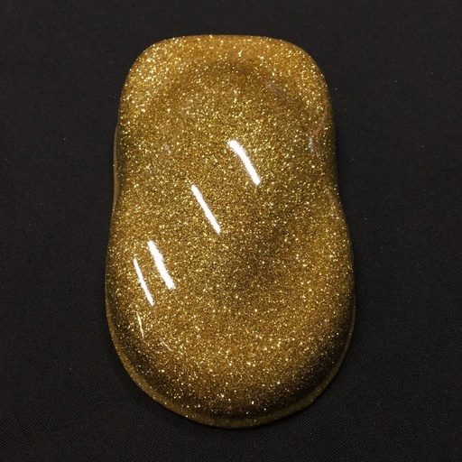 [F35 B 2.5oz 24k gold 025] 24K Gold Metal Flake - 2.5oz / 0.025