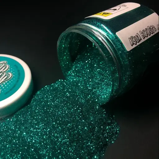 [F170 B 2.5oz Aqua Boogie 004] Aqua Boogie Metal Flake - 2.5oz / 0.004