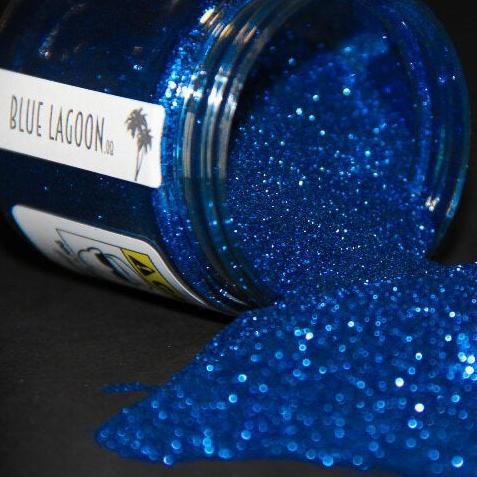 [F53 B 2.5oz Blue Lagoon 008] Blue Lagoon Metal Flake - 0.008 / 2.5oz