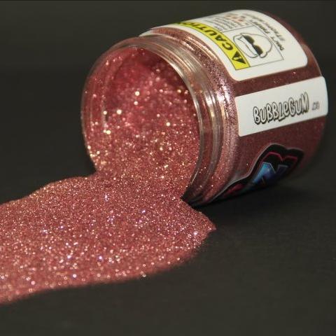 [F137 B 2.5oz Bubblegum 004] Bubblegum Metal Flake - 2.5oz / 0.004