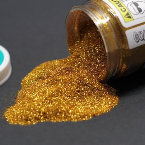 [F154 B 2.5oz Gold Rush 004] Gold Rush Metal Flake - 2.5oz / 0.004