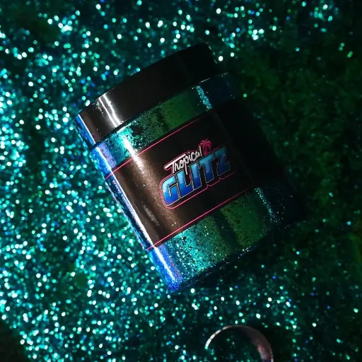 [F260 A 2.5oz Mr Glitz J 004] Mr. Glitz Jacket - Chameleon Metal Flake - 2.5oz / 0.004