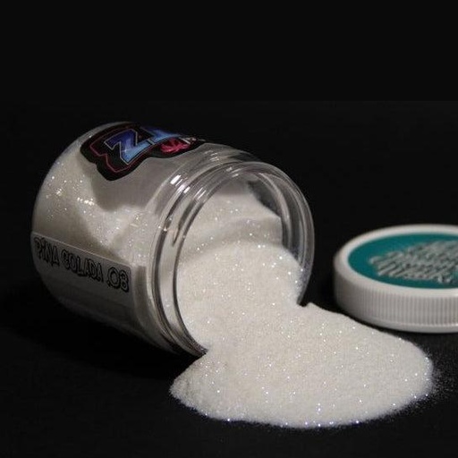 [F129 B 2.5oz Pina Colada 004] Pina Colada Metal Flake - 2.5oz / 0.004