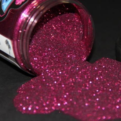[F118 B 2.5oz Pink Ru 004] Pink Ruby Metal Flake - 2.5oz / 0.004