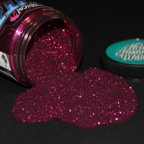 [F76 B 2.5oz Pink Ru 008] Pink Ruby Metal Flake - 2.5oz / 0.008