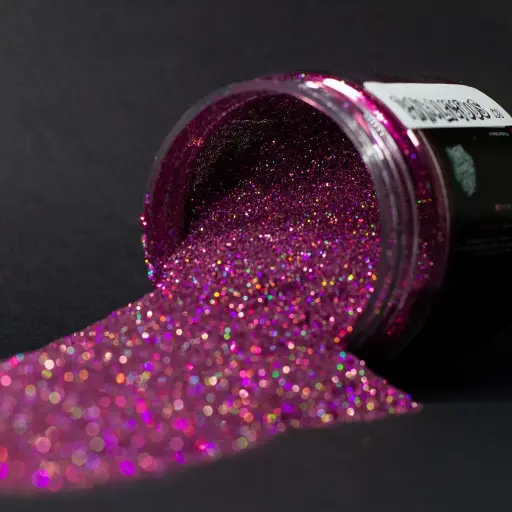 [F103 B 2.5oz. Pinkalicious 008] Pinkalicious Metal Flake - 2.5oz / 0.008
