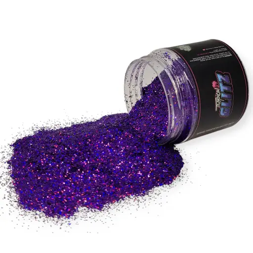 [F274 B 2.5oz Purple Berry Blaze 004] Purple Berry Blaze Metal Flake - 2.5oz / 0.004