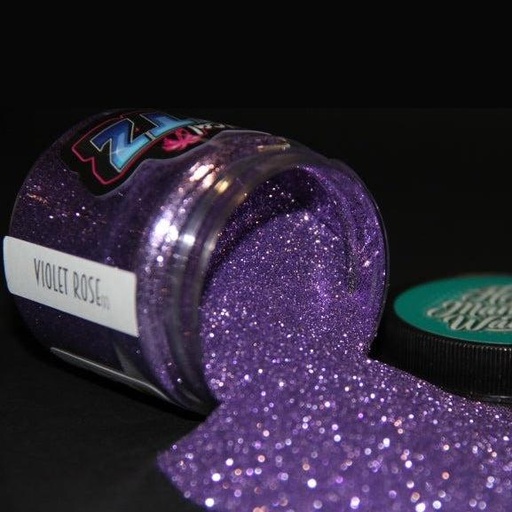 [F127 B 2.5oz Violet R 004] Violet Rose Metal Flake - 2.5oz / 0.004
