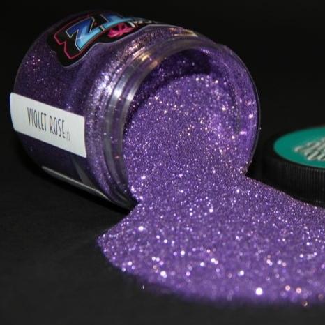 [F68 B 2.5oz Violet R 008] Violet Rose Metal Flake - 2.5oz / 0.008