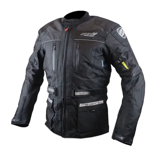 CHAQUETA ATROX TECH-1 (CE2203) LARGA NEGRA