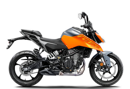 MOTOCICLETA KTM 250 DUKE 2025 NEGRA/NARANJO